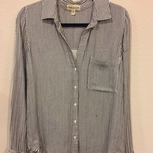 Anthropologie Striped Button Down Shirt!